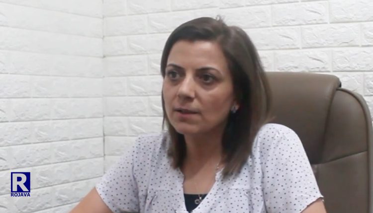 روهان مصطفى-  الرئيسة المشتركة لمنسقية الجامعات في شمال وشرق سوريا