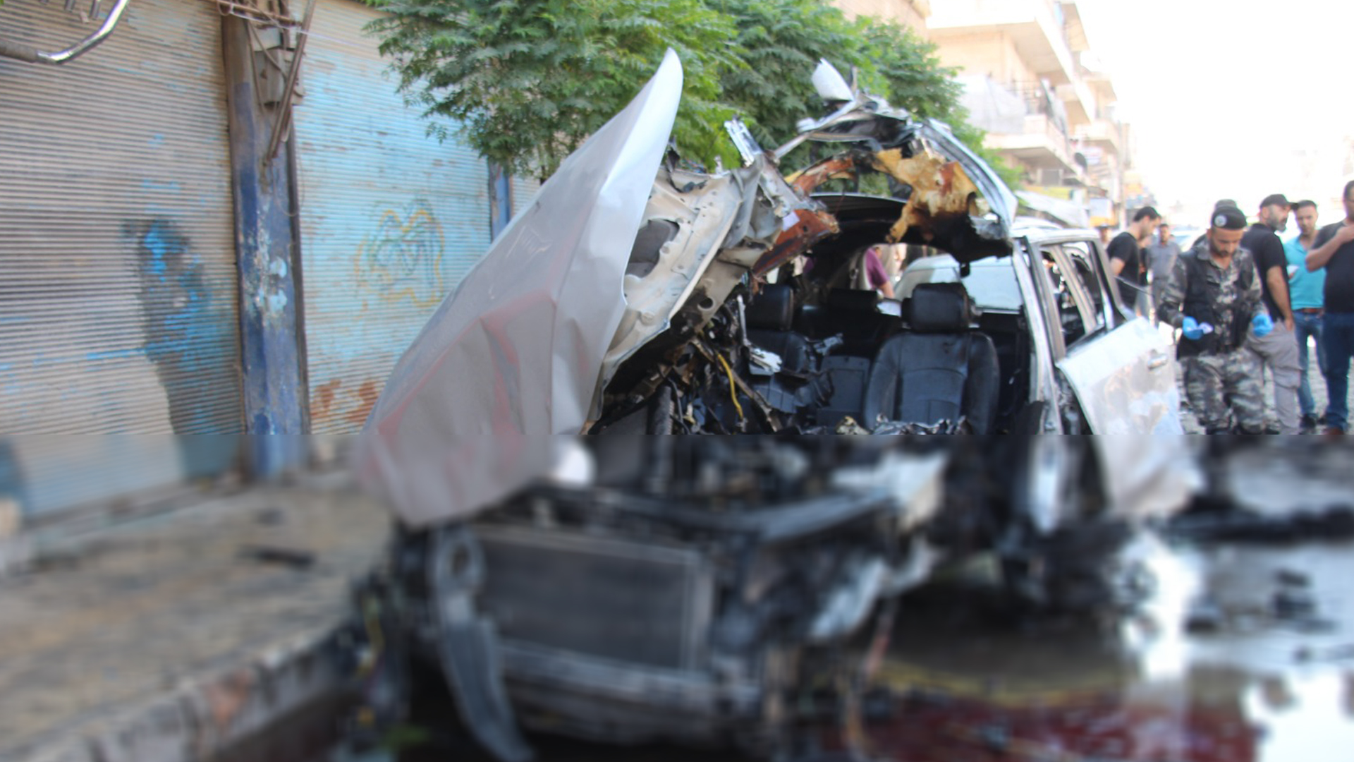 استهداف سيارة في منبج