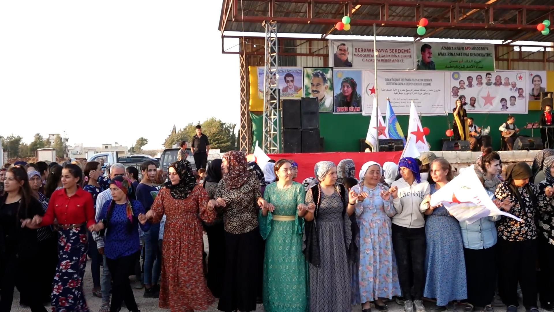 احتفاليات بمختلف مناطق شمال وشرق سوريا بمناسبة مرور عقدين على تأسيس PYD