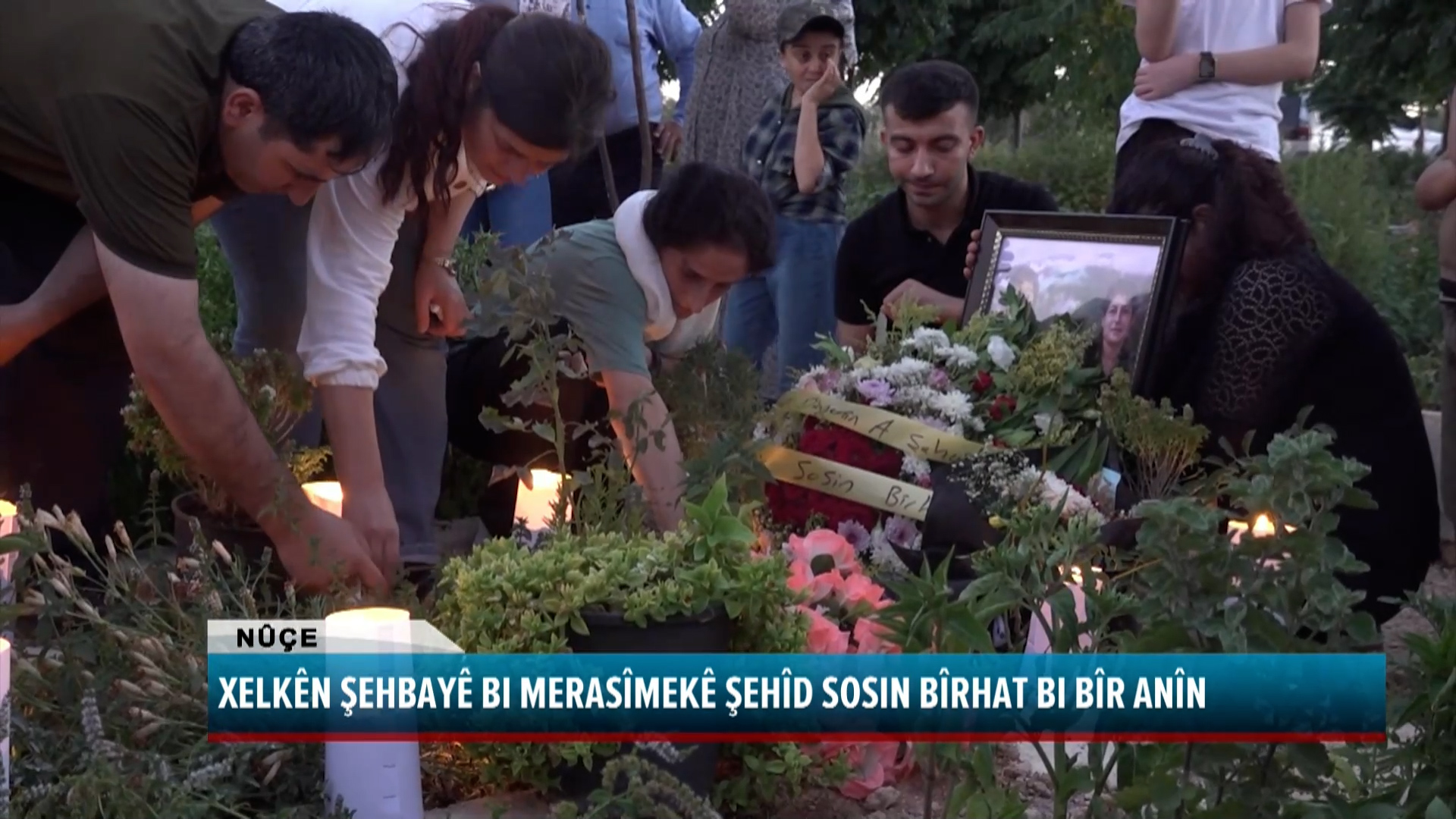 XELKÊN ŞEHBAYÊ BI MERASÎMEKÊ ŞEHÎD SOSIN BÎRHAT BI BÎR ANÎN